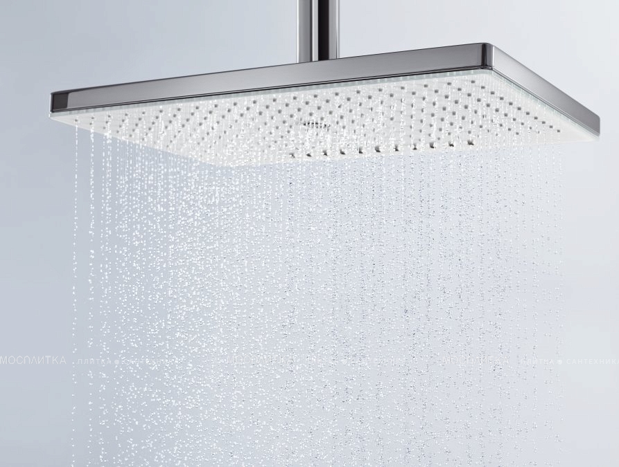 Верхний душ Hansgrohe Rainmaker Select 460 24004400, белый/хром - изображение 3