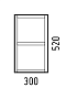 Пенал Corozo Лорена 30 см SD-00000858 лайн - 3 изображение
