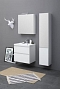 Комплект мебели для ванной Aquanet Гласс 60 белый - 17 изображение