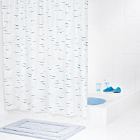 Штора для ванных комнат Ridder Sylt 32413 синяя/голубая