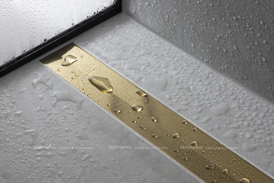 Декоративная решётка Hansgrohe RainDrain Flex 56045990 90 см, полированное золото - 2 изображение