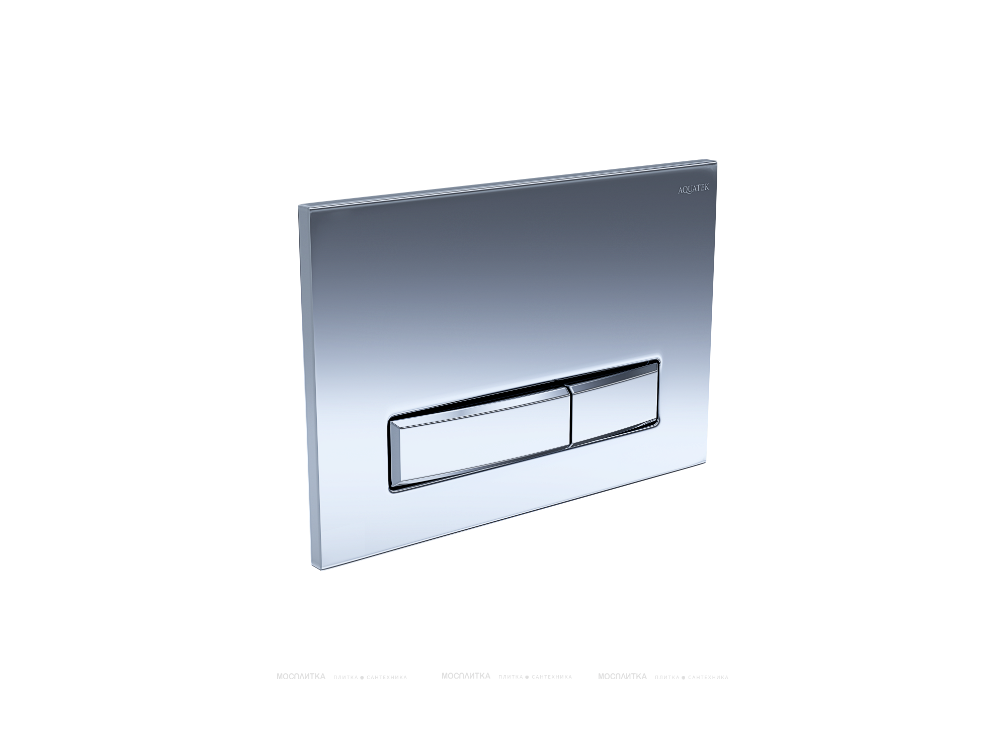 Панель смыва Aquatek Slim, KDI-0000023, хром глянцевый - изображение 2