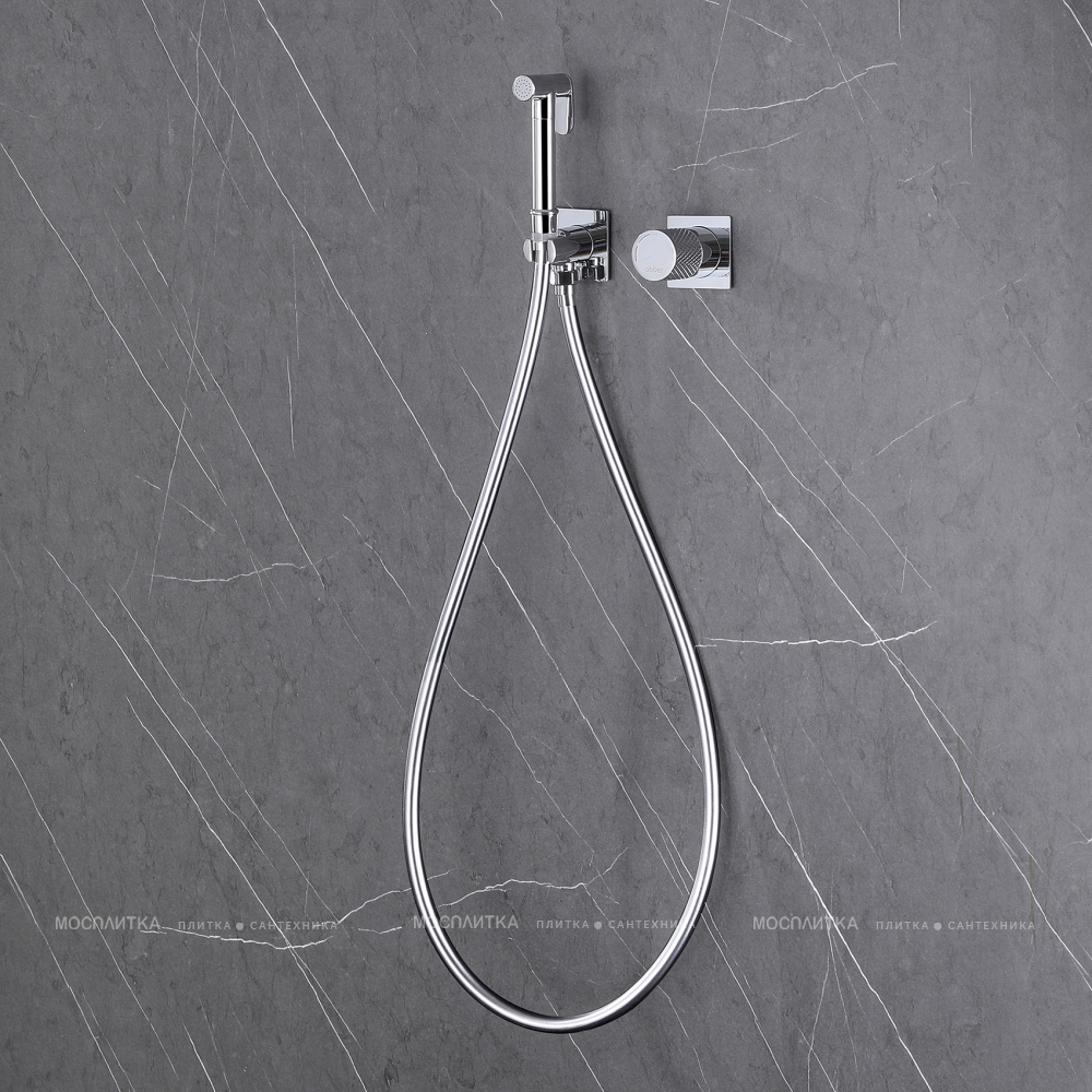 Гигиенический душ Abber Rund AF8725 со смесителем, хром - изображение 3