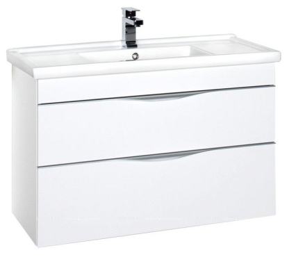 Комплект мебели для ванной Aquanet Эвора 100 белый - 5 изображение