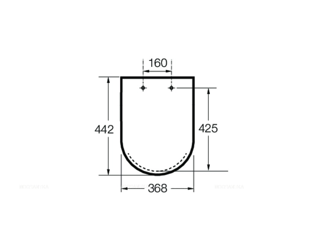 Крышка-сиденье Roca Inspira Round 80152266B для унитаза с микролифтом, кофе - изображение 2
