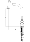 Смеситель для кухонной мойки GPD Espina MES71 хром глянец - изображение 2