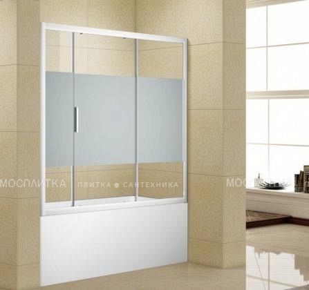 Шторка для ванны Aquanet Practic AE10-B-160H150U-CP, прозрачное стекло - изображение 2