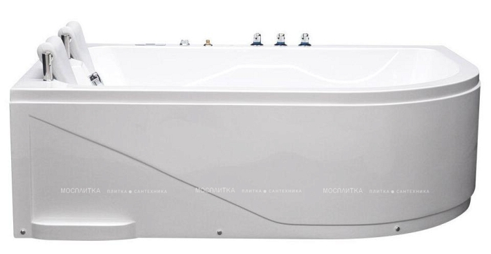 Гидромассажная ванна Grossman GR-18012L, белая, левая - 4 изображение