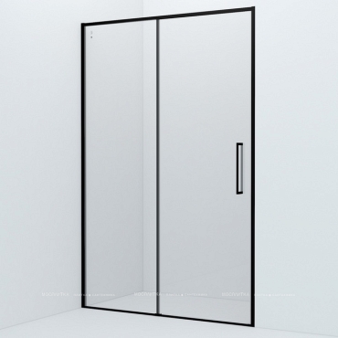 Душевая дверь в нишу 130 см Iddis Slide SLI6BS3i69, стекло прозрачное - 2 изображение