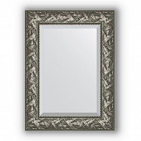 Зеркало в багетной раме Evoform Exclusive BY 3390 59 x 79 см, византия серебро