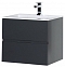 Комплект мебели для ванной Aquanet Алвита 60 серый антрацит - изображение 7