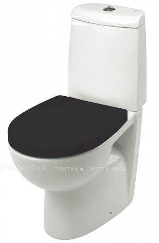 Крышка-сиденье для унитаза Roca Victoria Nord Black Edition ZRU9302627, стандарт - изображение 2
