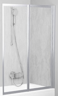 Шторка на ванну Ravak VS2 105 сатин+ Райн, серый1