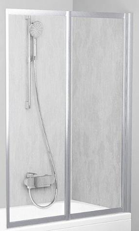 Шторка на ванну Ravak VS2 105 сатин+ Райн, серый
