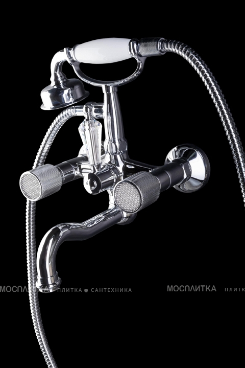 Смеситель Boheme Royal Cristal 273-Royal/CRST для ванны с душем, хром - изображение 2