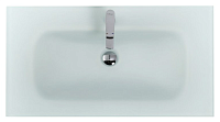 Раковина BelBagno стеклянная белая матовая, 910x465x145, BB910/465-LV-VTR-BO1