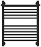 Полотенцесушитель водяной Сунержа Богема 1П 60х50 см 31-0223-6050 матовый черный - 2 изображение