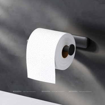 Держатель туалетной бумаги Am.Pm Inspire 2.0 A50A34122 черный матовый - 3 изображение