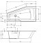 Акриловая ванна Riho Rething Space 170x90 R BD8300500000000 - изображение 3