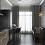 Дизайн Кухня-гостиная в стиле Неоклассика в черно-белом цвете №12828 - 3 изображение
