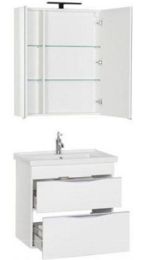Комплект мебели для ванной Aquanet Эвора 70 белый - 4 изображение