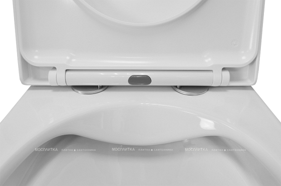 Унитаз подвесной безободковый Azario Fora AZ-0017 E-R с крышкой-сиденьем микролифт, белый - 8 изображение