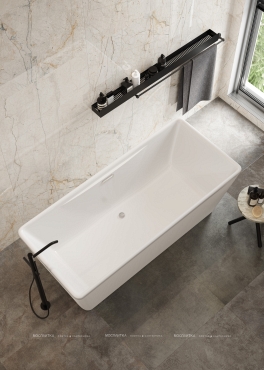 Акриловая ванна Creto Iconica 170х75 см с каркасом 15-17075 - 7 изображение
