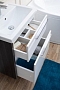 Комплект мебели для ванной Aquanet Фостер 60 эвкалипт мистери/белый - 14 изображение