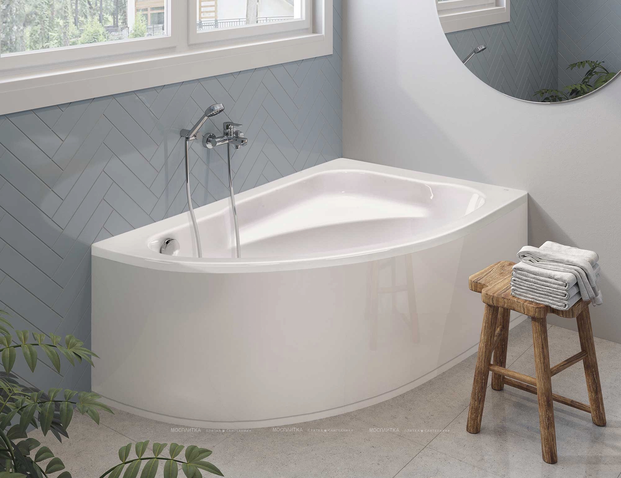 Акриловая ванна Roca Welna 160x100 асимметричная правая белая 248643000 - изображение 4