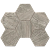 Мозаика Ametis  TA03 Hexagon 25x28,5 непол.(10 мм)