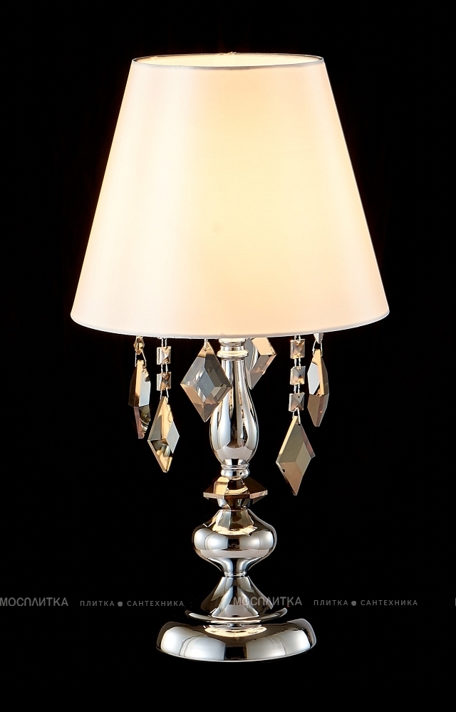 Настольная лампа Crystal Lux MERCEDES LG1 CHROME/SMOKE - изображение 2
