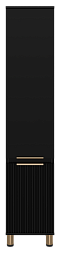 Шкаф-пенал Brevita Enfida 35 см ENF-05035-020L левый, черный - изображение 2