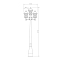 Уличный трехрожковый светильник на столбе IP44 Elektrostandard Cassiopeya 4690389017346 - изображение 3