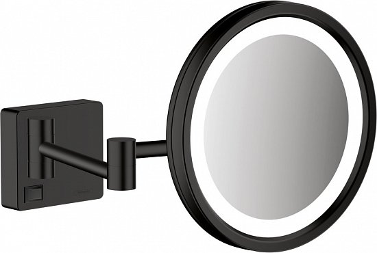 Косметическое зеркало Hansgrohe AddStoris 41790670 матовый черный