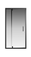 Душевая дверь Creto Astra 100х195 см 121-WTW-100-C-B-6 профиль черный, стекло прозрачное