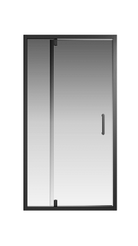 Душевая дверь Creto Astra 100х195 см 121-WTW-100-C-B-6 профиль черный, стекло прозрачное1
