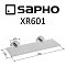 Полка Sapho X-Round XR601 хром - 2 изображение