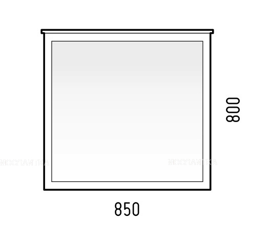 Зеркало Corozo Таормина 85 см SD-00001109 белый - изображение 7