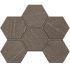 Керамогранит Estima Мозаика GB03 Hexagon 25x28,5 непол. 