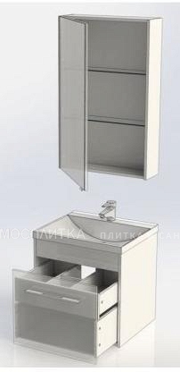 Комплект мебели для ванной Aquanet Августа 58 белый - изображение 7