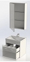 Комплект мебели для ванной Aquanet Августа 58 белый - изображение 7