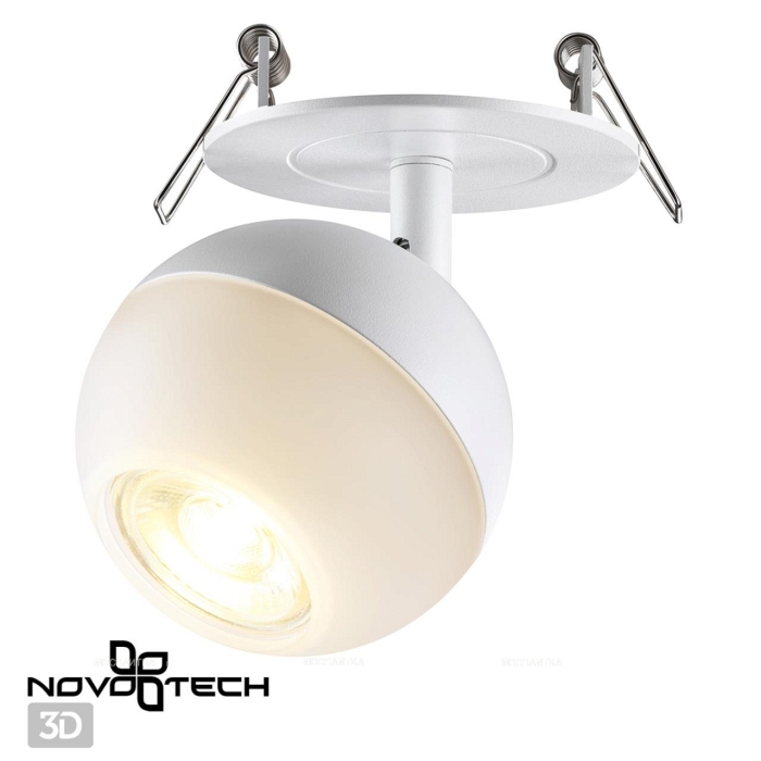 Встраиваемый светильник Novotech Garn 370818 - 4 изображение