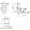 Унитаз-компакт VitrA Form 300 9729B003-7200 сиденье с микролифтом - 5 изображение