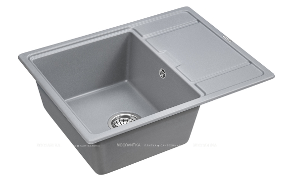 Мойка кухонная Paulmark Weimar PM216550-GRM серый металлик - 2 изображение