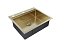 Мойка кухонная Paulmark Brim-Pro PM705951-BG брашированное золото - 2 изображение