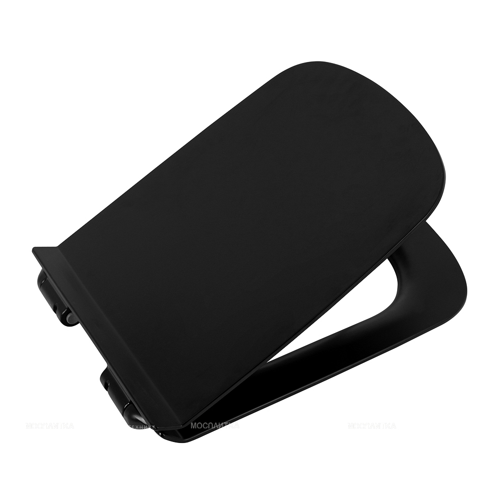 Крышка-сиденье для унитаза BelBagno Sela BB3201SC-MB с микролифтом черная матовая - изображение 2