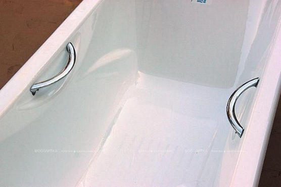 Чугунная ванна Roca Malibu R 150х75 см с ручками - 9 изображение