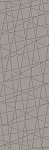 Керамическая плитка Cersanit Вставка Vegas серый 25х75