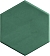 Керамогранит Ape Ceramica  Hexa Manacor Green 13,9х16