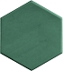 Керамогранит Ape Ceramica Hexa Manacor Green 13,9х16 